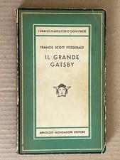 Francis Scott Fitzgerald IL GRANDE GATSBY prima edizione Medusa Mondadori 1950