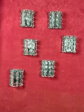 Set di 6 Lampade da muro in vetro di Murano verde Nilo attribuite a Fontana Arte