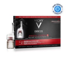 Vichy Dercos - Aminexil Trattamento Anticaduta Uomo, 21 Fiale x 6ml