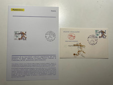 2018 Bollettino Illustrativo + Busta FDC Centro Tecnico Federale di Coverciano