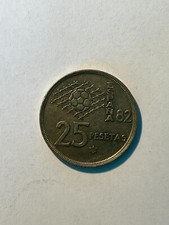 moneta Spagnola da 25 Pesetas