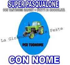 TRATTORE SUPER PASQUALONE SORPRESONE UOVO DI PASQUA CONTENITORE BAMBINO JOHN DEE