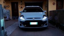 FARI NERI LED GRANDE PUNTO EVO DRL R87 DAYLIGHT 2009--2016 DAYLINE LED+MOTORINI