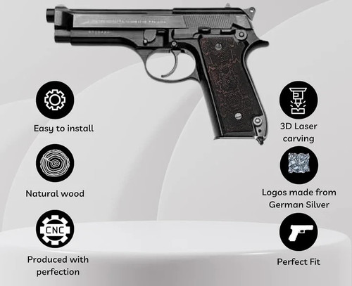 Beretta 92fs manopole cantiere - beretta,