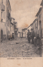 FP02228 - SALERNO SANT'ARSENIO - VIA DELL'ANNUNZIATA VIAGGIATA 1912