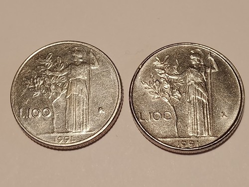 Monete 100 lire del - monete,