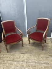 Coppia Di Poltrone Stile Impero