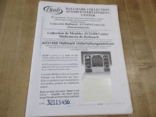 Bush furniture hallmark - bush,