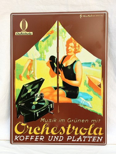 Targa decorativa orchestrola - targa,