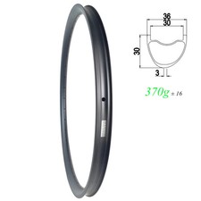 650B MTB XC Ruote Asimmetriche