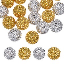 Perline resina strass 20mm