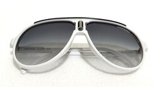 Occhiali Da Sole CARRERA™ CHAMPION Bianchi Neri VINTAGE Sportivi Pilota SMALL