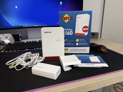 Fritz box 6860 router - 5g, 4g