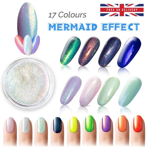 Polvere glitter unghie - , effetto
