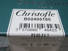 CHRISTOFLE PERLES 2 ACCIAIO