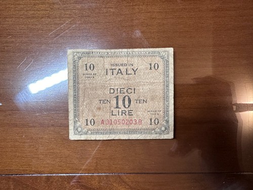 Allied military currency am - 10,