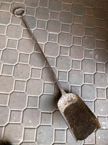 Vintage antica pala - da, carbone