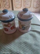 Coppia Barattoli Vintage Con