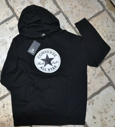 Felpa converse nera con - felpa,
