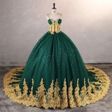Abiti Quinceanera verde