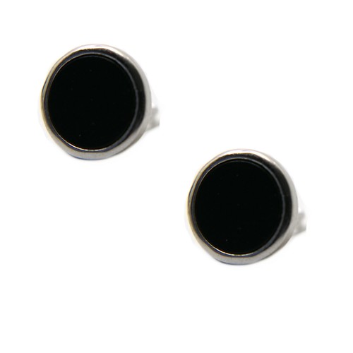 Orecchini argento 925 - argento, bottone