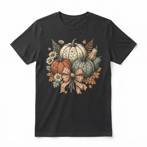 Shirt zucca fiocco - zucca, coquette