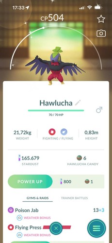 Shiny hawlucha p - ✨, t