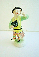 STATUA PORCELLANA GINORI '800 SERIE MASCHERE COMMEDIA ARTE ARLECCHINO CAPODIMONT