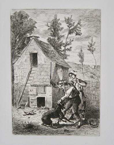 Henri riballier eau forte - riballier-eau,