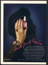 PEGGY SAGE Nail Polish Ad 1945
