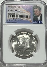 1965 SMS NGC MS67 cameo