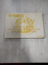 Yamaha XS 400 OWNER'S MANUAL 