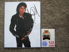 MICHAEL JACKSON AUTOGRAFO 8X10