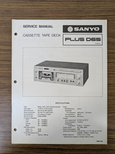 Sanyo plus d65 - plus,