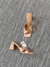 Sandali Zara beige rosa nudi