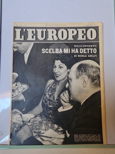 1954 europeo settimanale - l'europeo,