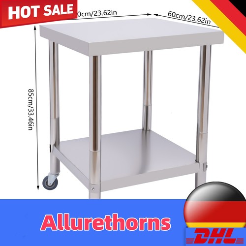 Tavolo acciaio inox x 60 - 60,