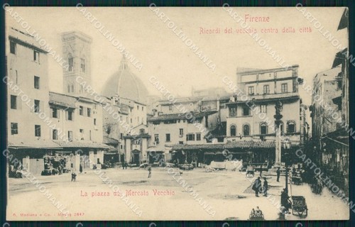 Firenze città piazza mercato - firenze,