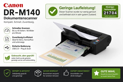 Canon m140 40s min ufficio - dr-m140, 40s/min