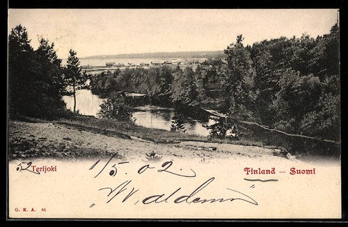Cartolina terijoki riva - cartolina, terijoki,