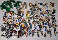 Enorme lotto minifigure e accessori Lego vintage anni 90 - 2000