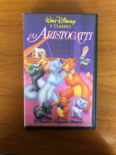 Vhs disney gli - vhs, aristogatti