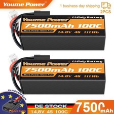 2 pezzi 14,8 V 4S 7500 mAh