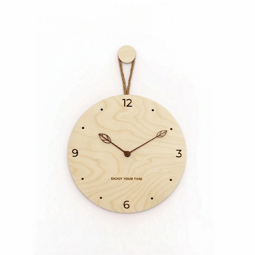 Orologio legno con corda - in,