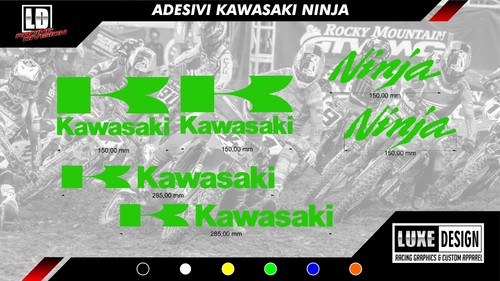 Kit adesivi kawasaki - kit,