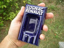 CENDRIER publicitaire COGNAC RENAULT poterie perigourdine LEMBRAS 1 éclat