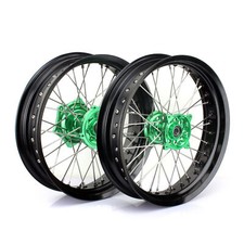 17" Supermoto Ruote Cerchi Mozzi per Kawasaki KX125/250 06-13 KX 250 450 F 06-18