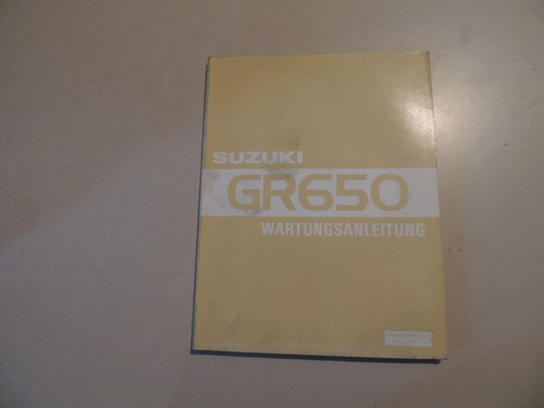Manuale officina suzuki - gr, 650