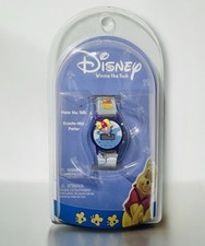 NUOVO RARO orologio parlante digitale viola Disney WINNIE THE POOH vintage