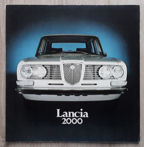 Brochure lancia 2000 - 2000, berlina